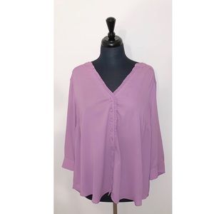 LAVENDER TORRID TOP 1X PLUS SIZE EUC